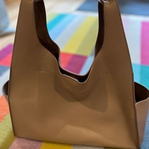 Cuyana oversized double loop bag